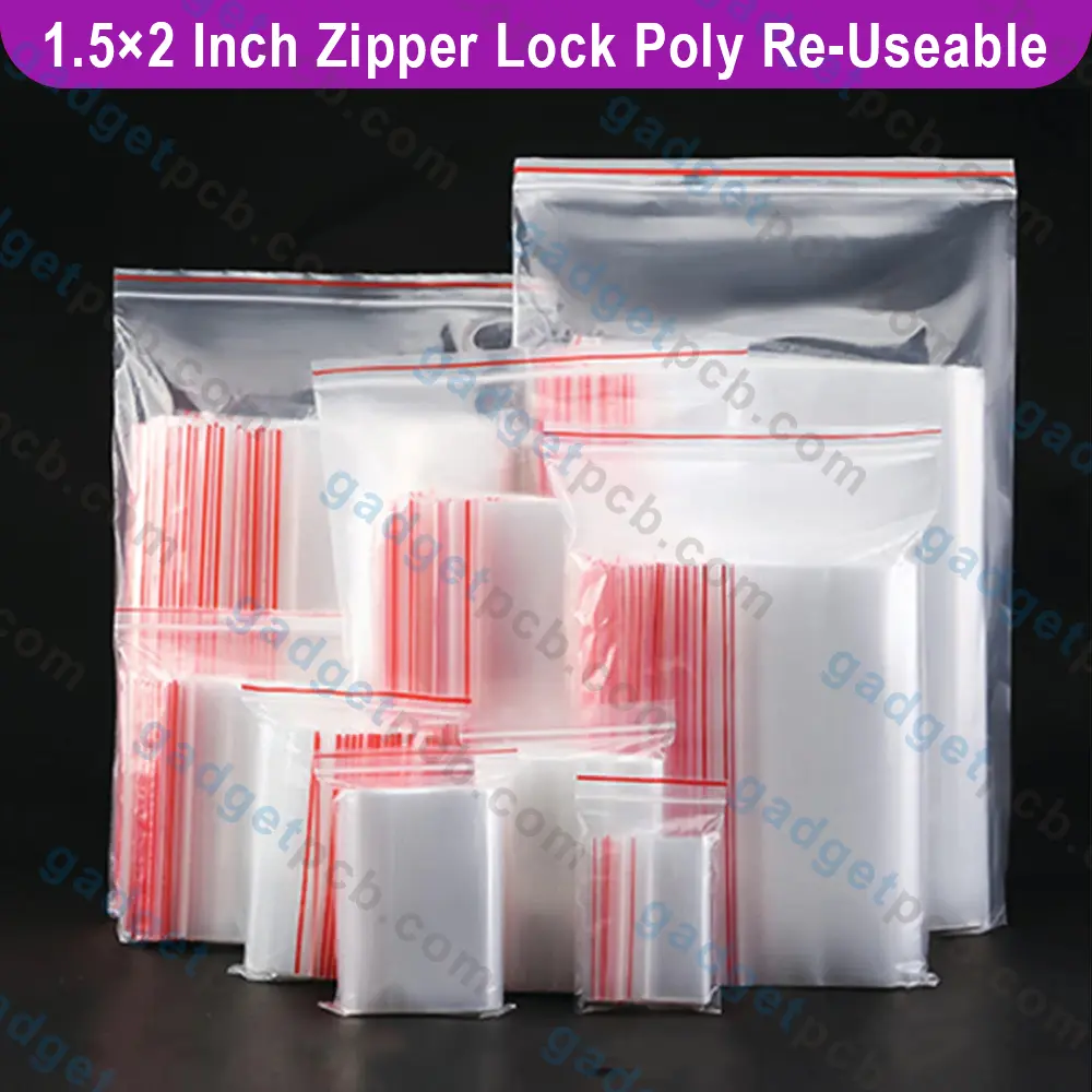1.5x2 INCH Zipper Lock Poly Bag 1.5x2 Inch Zip Lock Bag Transparent Poly Bag Zipper Lock Bag Reusable 1 1.5x2 INCH Zipper Lock Poly Bag 1.5x2 Inch Zip Lock Bag