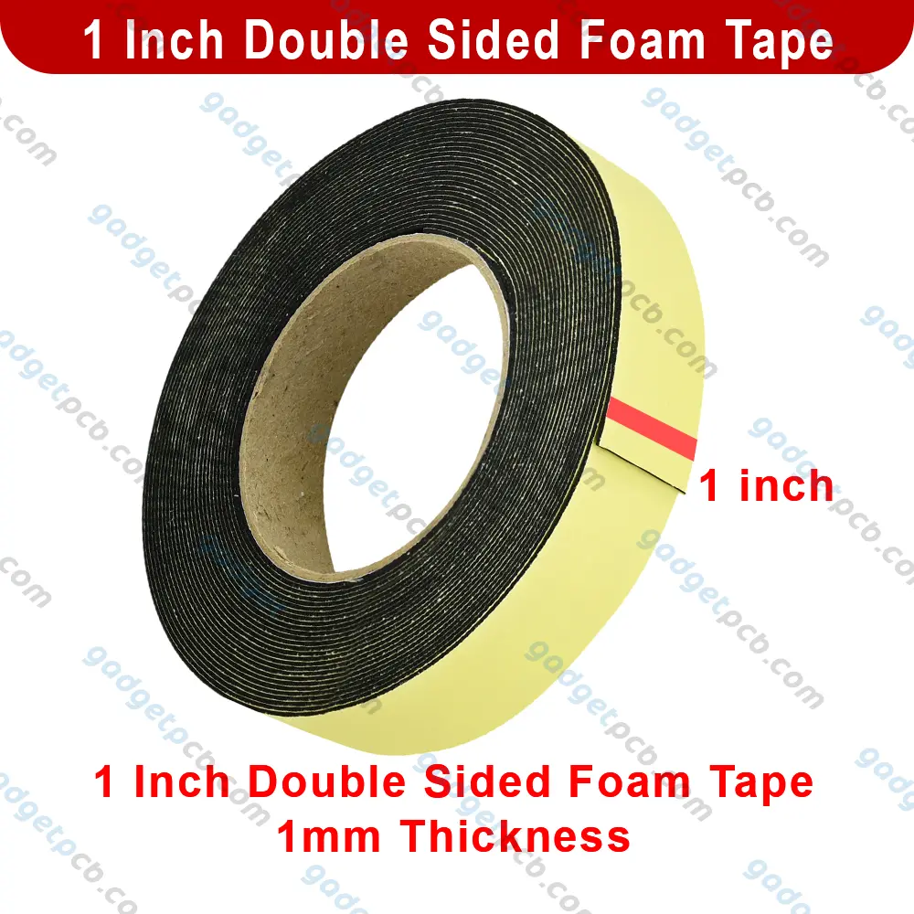 25mm Foam Tape 1 Inch Black Double Sided Foam Tape 25mm Both Side Gum Foam Tape Double Side Tape 2 25mm Foam Tape 1 Inch Black Double Sided Foam Tape
