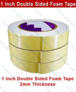 25mm Foam Tape 1 Inch White Double Sided Foam Tape 25mm Both Side Gum Foam Tape