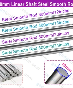 10mm Linear Rail Shaft Length 300mm To 600mm Smooth Rod