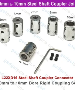 10mm to 10mm bore rigid coupling set screw 2