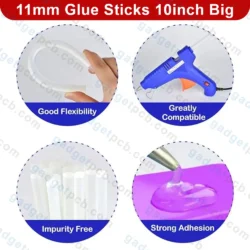 11mm Glue Sticks 250mm Strip Big Size Adhesive Glue Machine Tools Sets Glue Stick Refills - Image 4