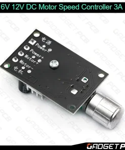 1203BK DC Motor Speed Controller Regulator DC 6V 12V 28V 80W 3A PWM Adjustable Speed Control 6 1203bk dc motor speed controller 1