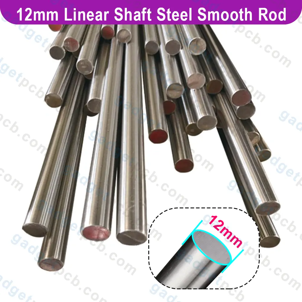 12mm Linear Rail Shaft Length 700mm To 1000mm Smooth Rod 12mm Motion Guide Steel Rod CNC Machine Parts 3 12mm Linear Rail Shaft Length 700mm To 1000mm Smooth Rod 12mm Motion Guide Steel Rod CNC Machine Parts - Image 3