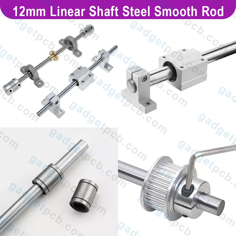 12mm Linear Rail Shaft Length 700mm To 1000mm Smooth Rod 12mm Motion Guide Steel Rod CNC Machine Parts 4 12mm Linear Rail Shaft Length 700mm To 1000mm Smooth Rod 12mm Motion Guide Steel Rod CNC Machine Parts - Image 4