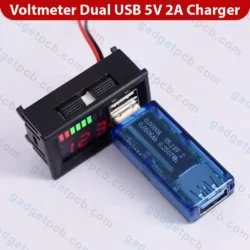 12V Universal Dual USB 5V 2A Digital Voltmeter Battery Indicator Display Module with LED Display 7 12V Universal Dual USB 5V 2A Digital Voltmeter Battery Indicator Display Module with LED Display - Image 4