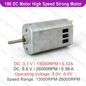 180 DC Motor Mini Fans 180 Motor 30000RPM High Speed Motor