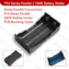 3.7V 18650 2 Tank Battery Holder PC4 PCB Mounting Type