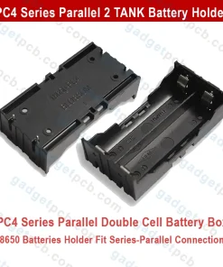 3.7V 18650 2 Tank Battery Holder PC4 PCB Mounting Type