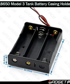 18650 3 Tank Rechargeable Battery Holder 3.7V