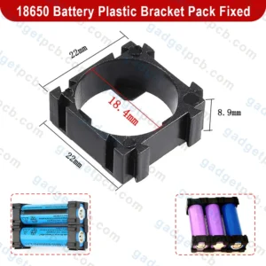 1 CELL Battery Holder 18650 Battery Plastic Bracket Pack Fixed