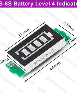 1S-8S Battery Power Level 4 DIGIT Battery Capacity Tester 4 Digit Indicator 3.7V 4.2V Lithium Battery Meter 7 1s 8s battery power level 4 digit battery 3