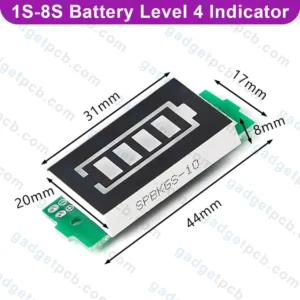 1s 8s battery power level 4 digit battery 3