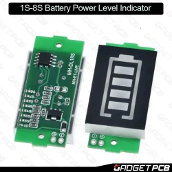 1S 8S Battery Power Level Indicator 4 Digit