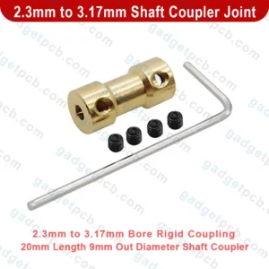2.3mm to 3.17mm Shaft Coupler Joint Connector 2.3-3.17mm Bore Joint Stepper Motor Rigid Coupling - Image 3