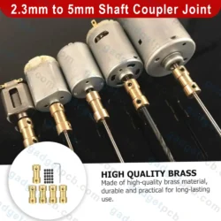 2 3mm to 5mm brass shaft coupling 4