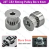 20 Teeth GT2 Timing Pulley Bore 6mm Belt with 6mm Aluminum