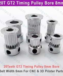 20 teeth gt2 timing pulley bore 8mm belt 2