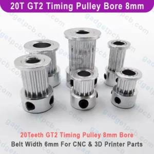 20 teeth gt2 timing pulley bore 8mm belt 2