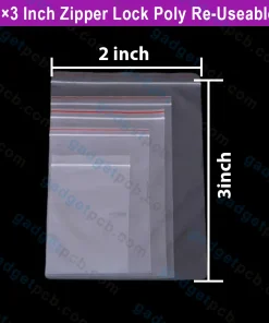 Alternative view of 2x3 INCH Zipper Lock Poly Bag 2x3 Inch Zip Lock Bag Transparent Poly Bag Zipper Lock Bag Reusable