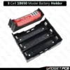 3 Cell 18650 Rechargeable Battery Holder Parallel Connections