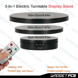 3 in 1 electric turntable rotating display 2