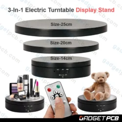 3-In-1 Electric Turntable Rotating Display Stand