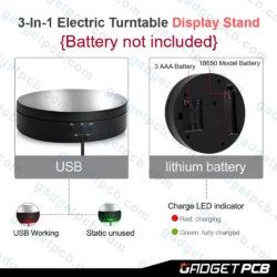 3 in 1 electric turntable rotating display 3
