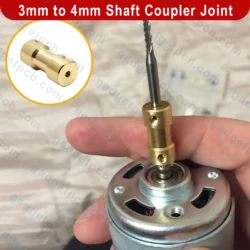 3mm to 4mm brass shaft coupling joint 3