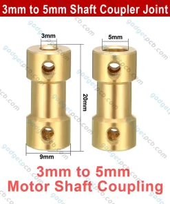 3mm to 5mm Shaft Coupler Joint Connector