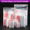3x4 INCH Zipper Lock Poly Bag 3x4 Inch Zip Lock Bag