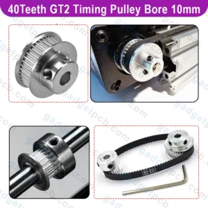 40 teeth gt2 timing pulley bore 10mm 3