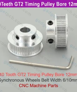 Alternative view of 40 Teeth GT2 Timing Pulley Bore 12mm Synchronous Wheels Belt Width 6mm/10mm 3D & CNC Machine Parts