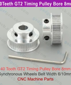 Alternative view of 40 Teeth GT2 Timing Pulley Bore 8mm Synchronous Wheels Belt Width 6mm/10mm 3D & CNC Machine Parts