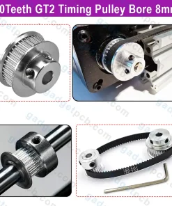 40 teeth gt2 timing pulley bore 8mm 3