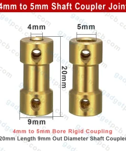 Alternative view of 4mm to 5mm Shaft Coupler Joint Connector 4-5mm Bore Joint Stepper Motor Rigid Coupling For 3D Printer Parts