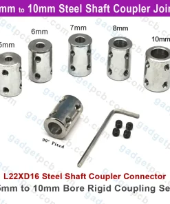 5mm to 10mm bore rigid coupling set screw 2