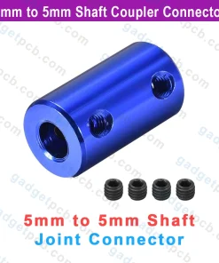 Alternative view of 5mm to 5mm Shaft Coupling Joint Connector L25XD14 Shaft Coupler Joint 5x5mm Bore Joint Stepper Motor Coupler