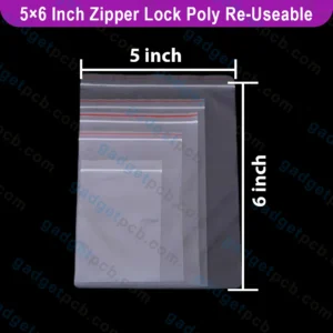 5x6 INCH Zipper Lock Poly Bag 5x6 Inch Zip Lock Bag Transparent Poly Bag Zipper Lock Bag Clear Plastic Bags Reusable Packaging Bag - Image 3