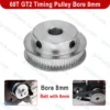 60 Teeth GT2 Timing Pulley Bore 8mm Belt with 6mm Aluminum