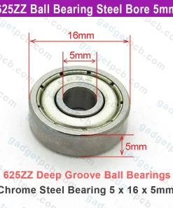 625ZZ Deep Groove Ball Bearings 625z 5 x 16 x 5mm Bearing