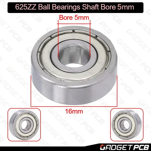 625ZZ Deep Groove Ball Bearings 625 ZZ 5 x 16 x 5mm