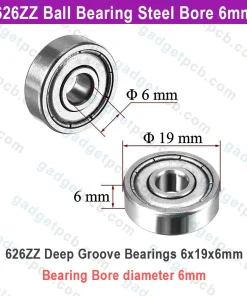 626ZZ Deep Groove Ball Bearings 626z 6 x 19 x 6mm Bearing
