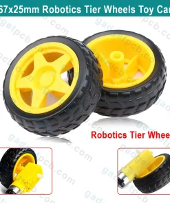 67mm Robotics Wheels Smart Car Tire 67x25mm 5.3mm