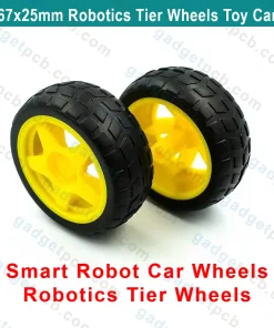 67mm Robotics Wheels Smart Car Tire 67x25mm 5.3mm