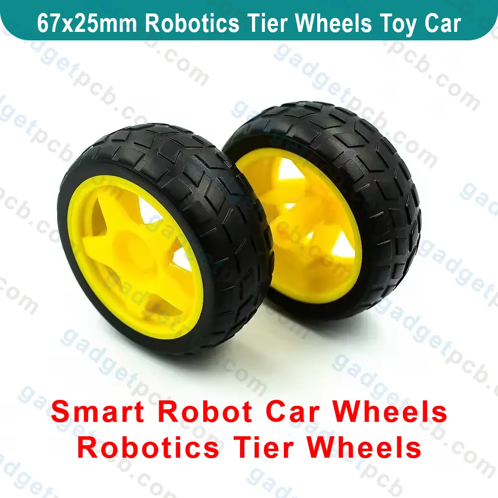 67mm Robotics Wheels Smart Car Tire 67x25mm 5.3mm Shaft Hole For Smart Robot Car DC 3V 6V TT Gear 2 67mm Robotics Wheels Smart Car Tire 67x25mm 5.3mm