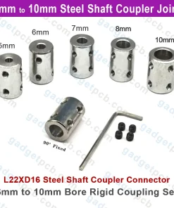 6mm to 10mm bore rigid coupling set screw 2