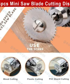 6pcs mini circular saw blade set hss cutting 2