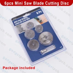 6pcs Mini Circular Saw Blade Set HSS Cutting Disc Rotary Tool Accessories Compatible Wood Plastic - Image 4