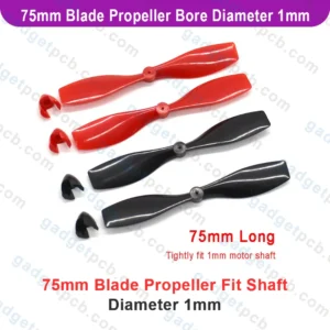 75mm propeller blade fan for 720 820 1020 2